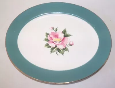 Homer Laughlin Semi Vitreous Century Service Empire Green Oval Serving Platter • $29.99