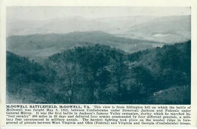 McDowell VA Civil War Battlefield Shenandoah Publishing House #190 • $4