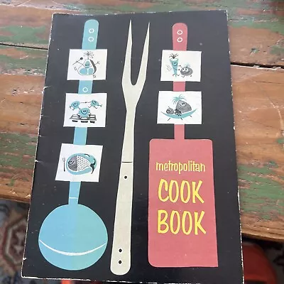 Metropolitan Cook Book Vintage MCM Housewife Entertaining Recipes 1953 • $9.99