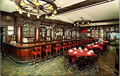 Vtg Philadelphia PA Old Original Bookbinders Restaurant Bar 1950s Postcard • $3.99