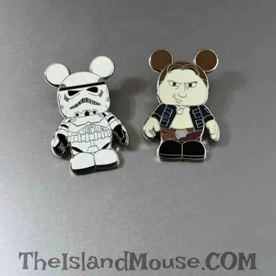 Disney Vinylmation Star Wars Stormtrooper Han Solo Two Pin Set (U4:77547) • $14.95