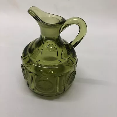 Vintage Fostoria Glass Olive Green Cruet No Stopper • $11.75