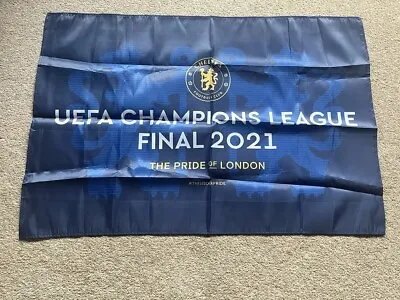 Rare Limited Edition Chelsea UEFA Champions League Final 2021 Banner/Flag • £14.99