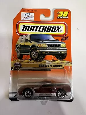 Matchbox Classics (1998) Mattel Corvette Coupe Toy Car #38/100 NIB • $4.99