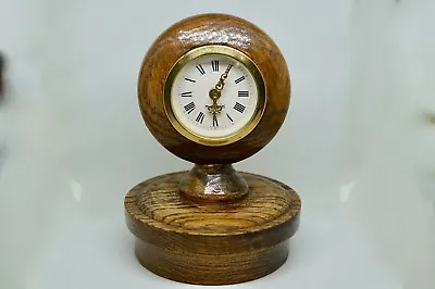 Vintage Mercedes Wood Hood Ornament Clock Rare! • $135