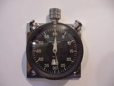 Rare 1960’s Heuer Monte-Carlo Dashboard Rally Timer/Stopwatch • $2249.95