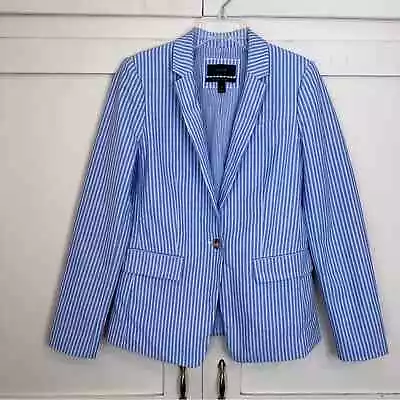 J Crew Regent Stripe Blue White. Nautical Blazer 2 • $63.75