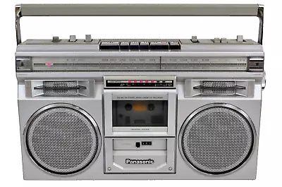 REBUILT/RESTORED Minty Panasonic Platinum RX-5110 Vintage Cassette Boombox Video • $495