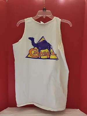 Vintage Camel Cigarettes Mens XL Tank Top Shirt 1995 Single Stitch • $24.99