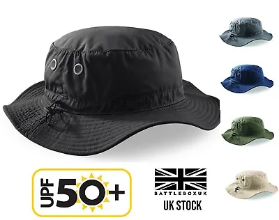 £13.95 • Buy UPF 50+ Sun Hat UK Bucket Cargo Safari Bush Boonie Summer Fishing Hat Mens Woman