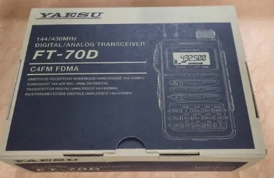 YAESU FT-70D Dual-band Digital Transceiver C4FM/FM 144/430MHz • $295.99