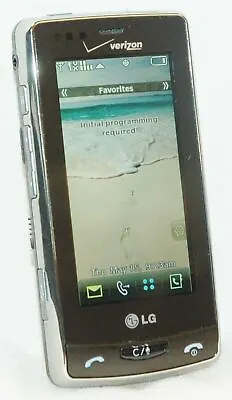 LG VX9600 Versa Verizon Cell Phone CHROME BEZEL Touch Screen 2.0 MP 3G Grade C • $10.69