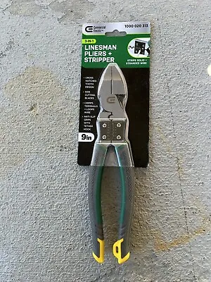 Commercial Electric 9” High-Leverage Multi-Purpose Linesman Pliers CE190204 • $9