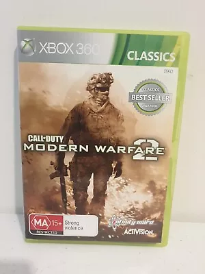 Call Of Duty Modern Warfare 2 Xbox 360 Case Cover Manual Only NO GAME • $6.50