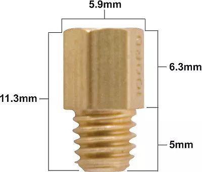 Genuine Mikuni VM TM Carburetor Large Hex 4/042 Size 230 Main Jet VM4/042/230 • $4.65