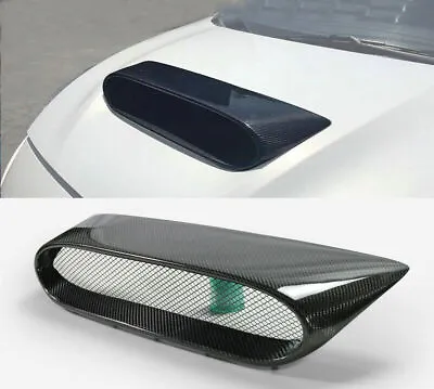 Real Dry Carbon Front Hood Scoop Vent For Mazda 3 2nd 4D 5D MPS Mazdaspeed 10-13 • $200.09