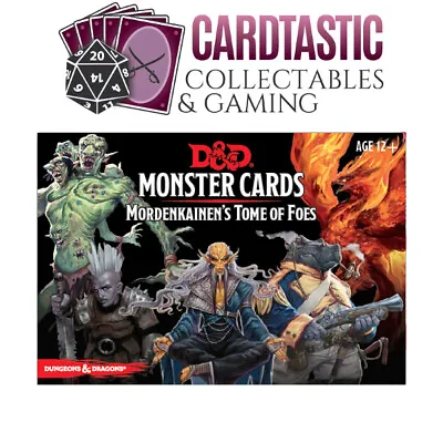 $45.95 • Buy D&D Spellbook Cards Monster Cards Mordenkainen's Tome Of Foes