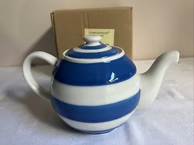 £25 • Buy Small Betty Teapot T.G Green Cornishware Blue & White 30cl New Boxed