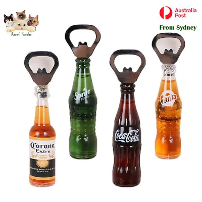 Bottle Opener Fridge Magnet Kitchen Tool Home Bar  Keep In Case Of Emergency AU • $15.75