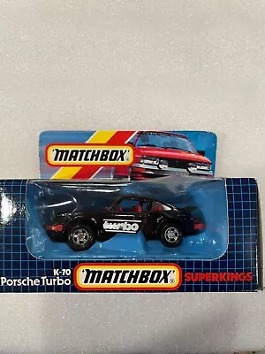 Matchbox Superkings  Vintage  =k-70 Porsche Turbo New In Box • $25