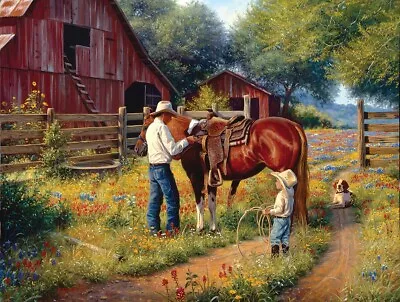 SunsOut Learning The Ropes 500 Piece Jigsaw Puzzle By Mark Keathley • $17.24