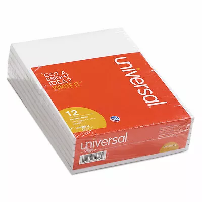 UNIVERSAL Scratch Pads Unruled 4 X 6 White 100 Sheet Pads 12 Pack 35614 • $16.14