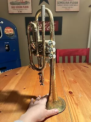 Vintage Cornet Standard EK Blessing Co Elkhart Indiana #68711 As Is Trumpet? • $19.99