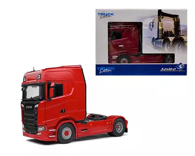 1/24 Solido Semi Truck Scania S580 Highline Diecast Model Spicy Red S2400302 • $58.95