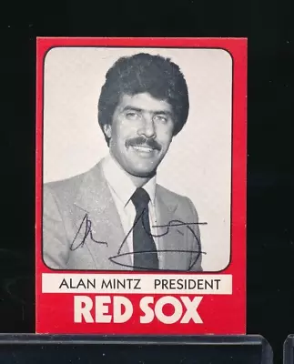 1980 TCMA Elmira Pioneer Red Sox Alan Mintz Signed Auto Tough Swsw6 • $18