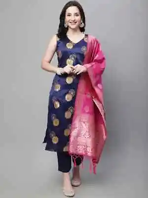 Women's Beautiful Kurti Set Indian Designer Party Wear Kurta Pant Clothes • $93.93