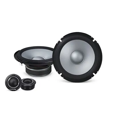 Alpine S2-S65C S-Series 6-1/2 Inch 2-Way Hi-Res Audio Component Speaker System • $216
