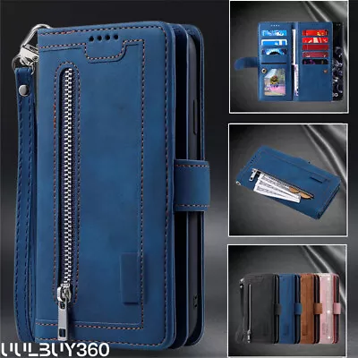 $14.99 • Buy For IPhone 15 14 13 12 11 Plus Pro Max XS 8/7/SE Case Leather Wallet  Flip Cover