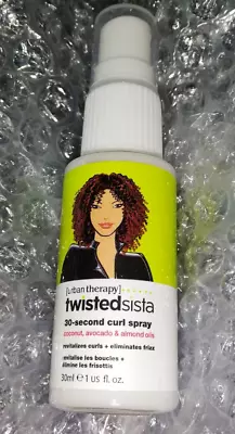 £6.20 • Buy 30ml Twisted Sista Travel Size Mini 30 Seconf Curl Spray - Coconut & Avocado Oil