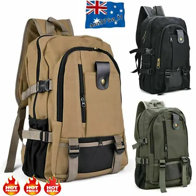 $21.99 • Buy HOT Large Waterproof Hiking Camping Bag Travel Backpack Outdoor Luggage Rucksack