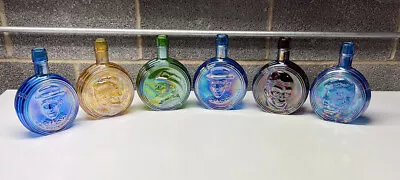 6 U.s. Presidents Wheaton Bottle Flask Colored Carnival Glass First Editions • $49