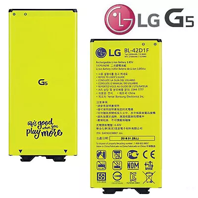 GENUINE LG BL-42D1F BATTERY For LG G5 H850 H820 H830 | 2800mAh • £5.95