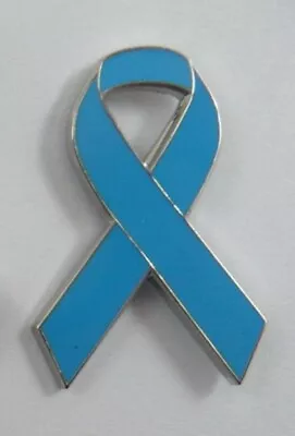 *NEW* Prostate Cancer Awareness Ribbon Enamel Badge / Brooch. • £2.99