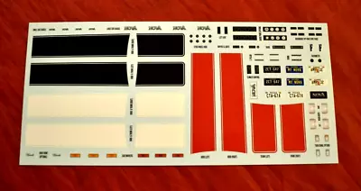 MPC 1979 Chevy Nova Decal Sheet 1/25 • $9.95