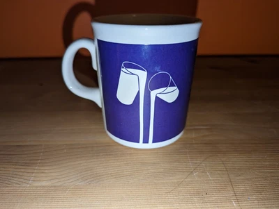 £4 • Buy Vintage Cadbury Dairy Milk The Chocolate The Taste Purple And White Mug Cup
