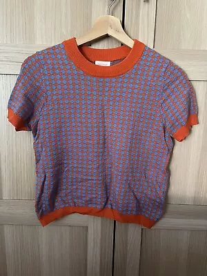 Gorman Knit Top Size 8 Cotton Cashmere Blend • $30