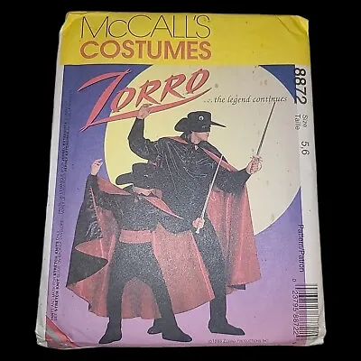 McCall's Pattern #8872 ~ Zorro Costume Shirt Cape Pants ~ Child 5 & 6 ~ FF/UC • $5.85