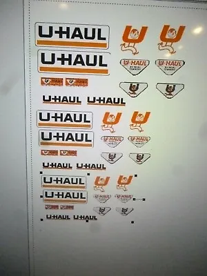 U Haul Toy Decal Variety 18 Scale.  • $14.99