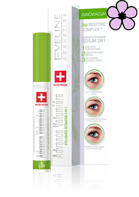 £4.48 • Buy EVELINE ADVANCE VOLUMIERE EYELASH SERUM 3in1 MASCARA BASE PRIMER CONDITIONER 10m
