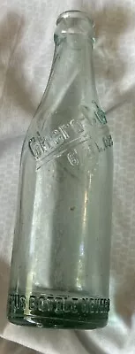 Vintage Chero Cola  Blue Glass 6 1/2 Oz Soda Bottle Laurens Glass Works SC L.G.W • $34.95