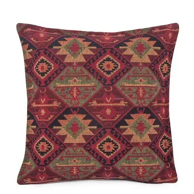 45cm X 45cm Hand-woven Kilim Cushion Cover Turkish/ Moroccan Style • £13.25