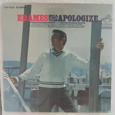 New/sealed Ed Ames “sings Apologize” Lp Rca Lsp-4028 1968 • $4.90