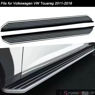 2Pcs Nerf Bar Side Step Running Board Fits For Volkswagen VW Touareg 2011-2018 • $309