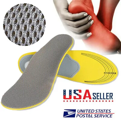 Orthotic Shoe Insoles Inserts Flat Feet High Arch Support For Plantar Fasciitis • $6.29