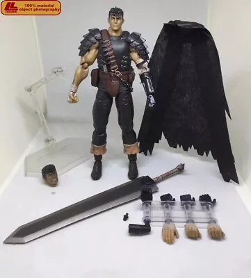 Anime Berserk Guts Black Swordsman #359 Action Model Figure Toy Gift • $51.03