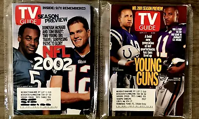 VTG-TV Guide 2001/2002  Featuring Brady McNabb Manning & Culpepper NFL Season! • $5.99